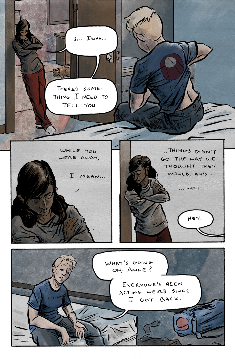 Relativity Page 25: Have to tell you something