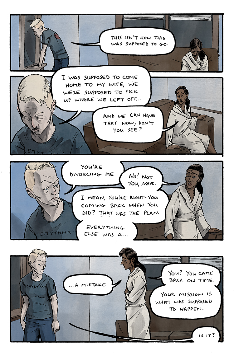 Relativity Page 12: What was supposed to happen