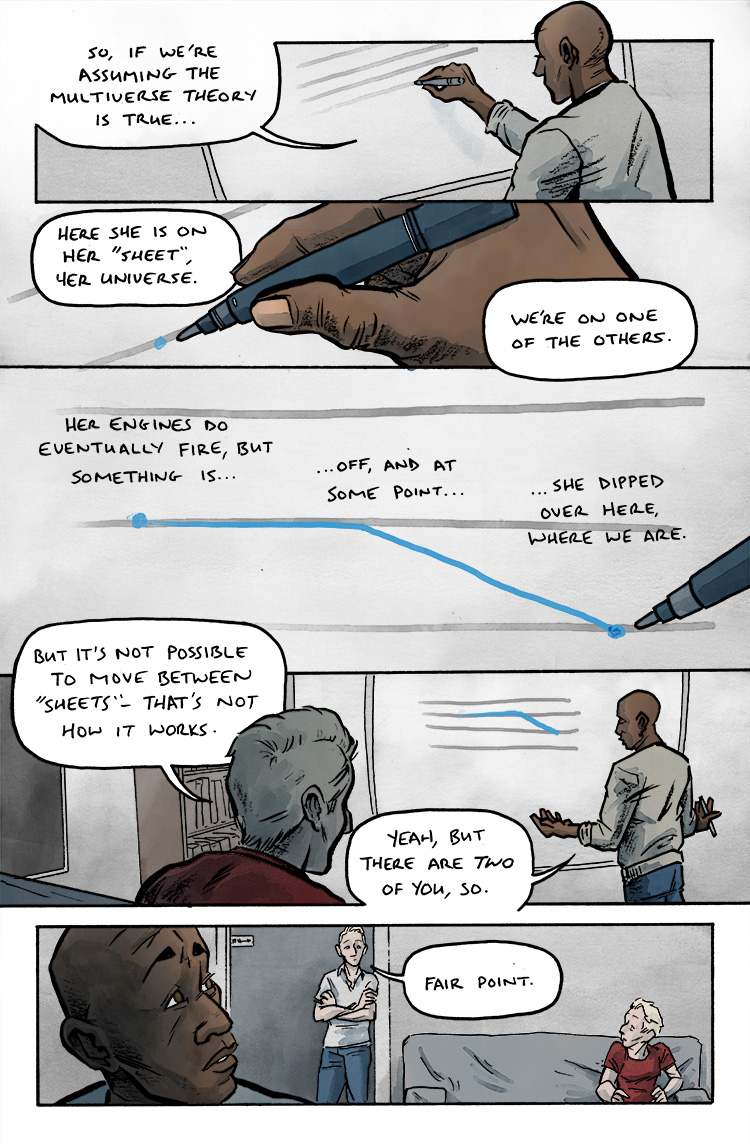 Relativity Page 17: Fair point