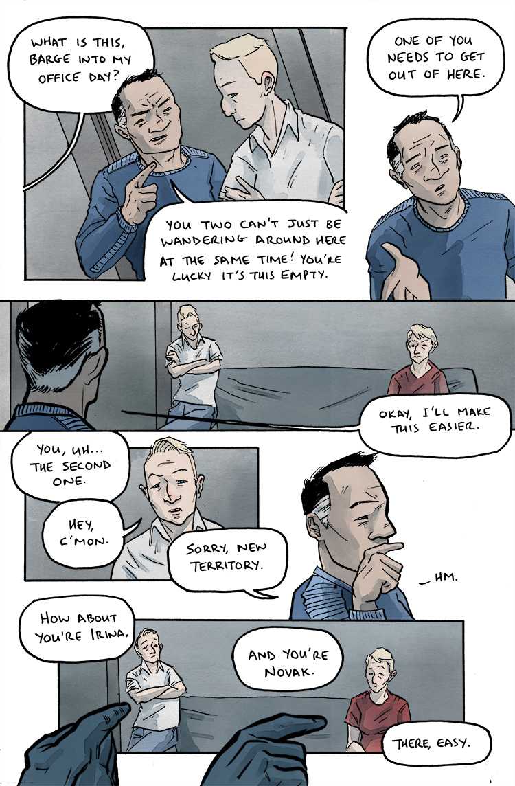 Relativity Page 19: Barging