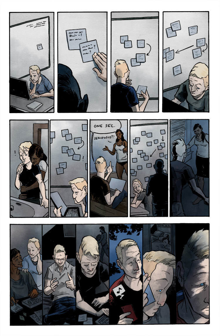 Relativity Page 21: A back and forth