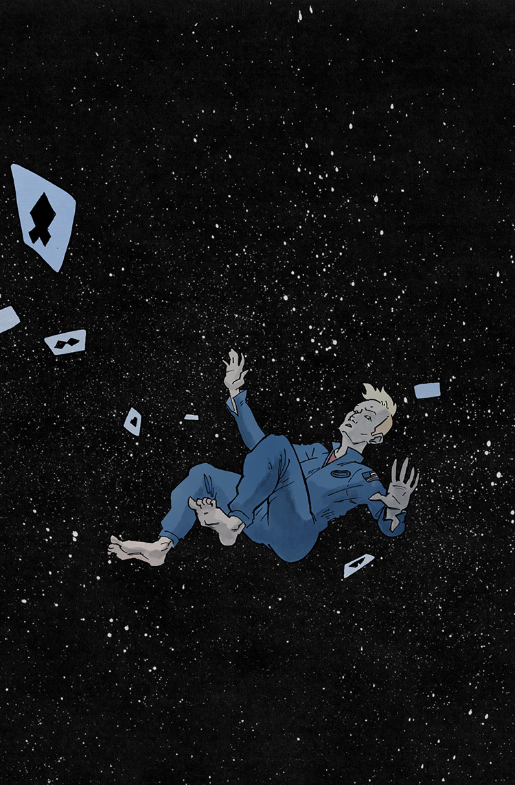 Relativity Page 45: Falling Again - cont.