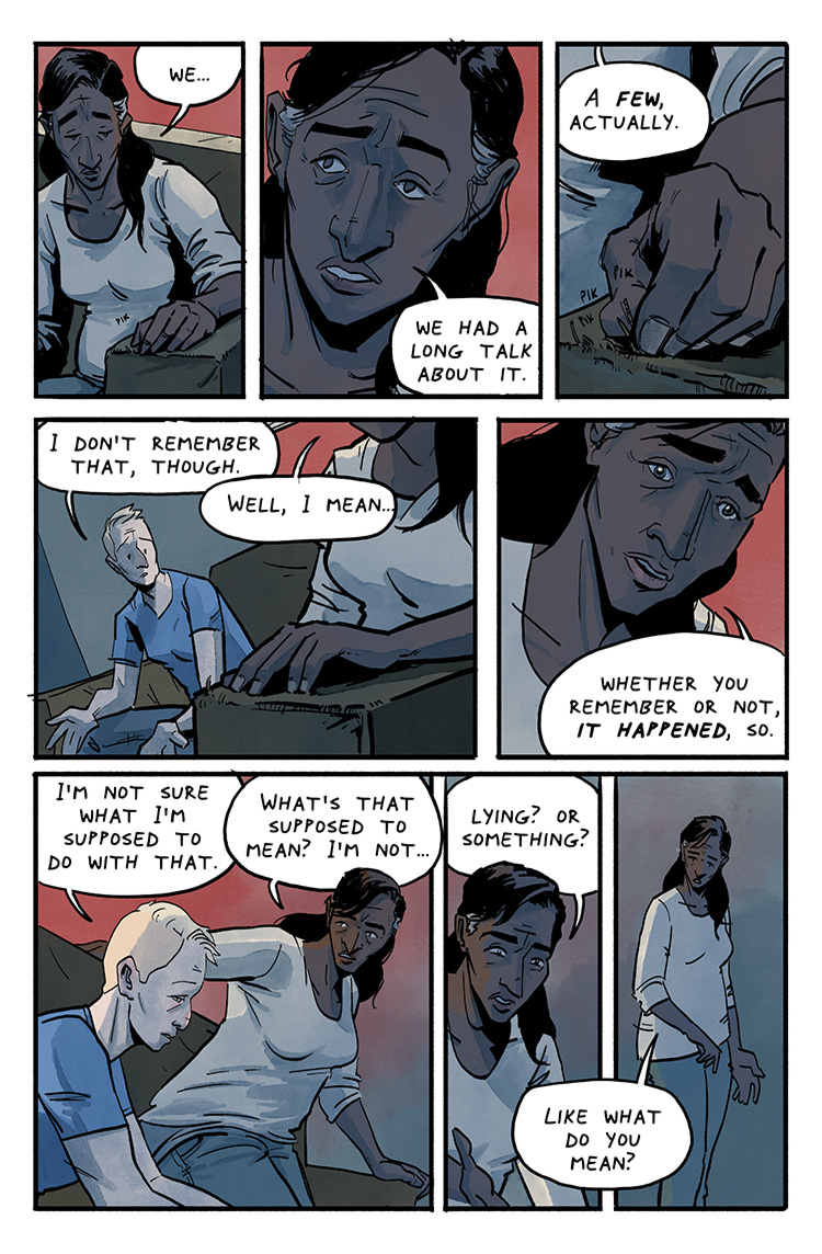 Relativity Page 57: Lying or something.